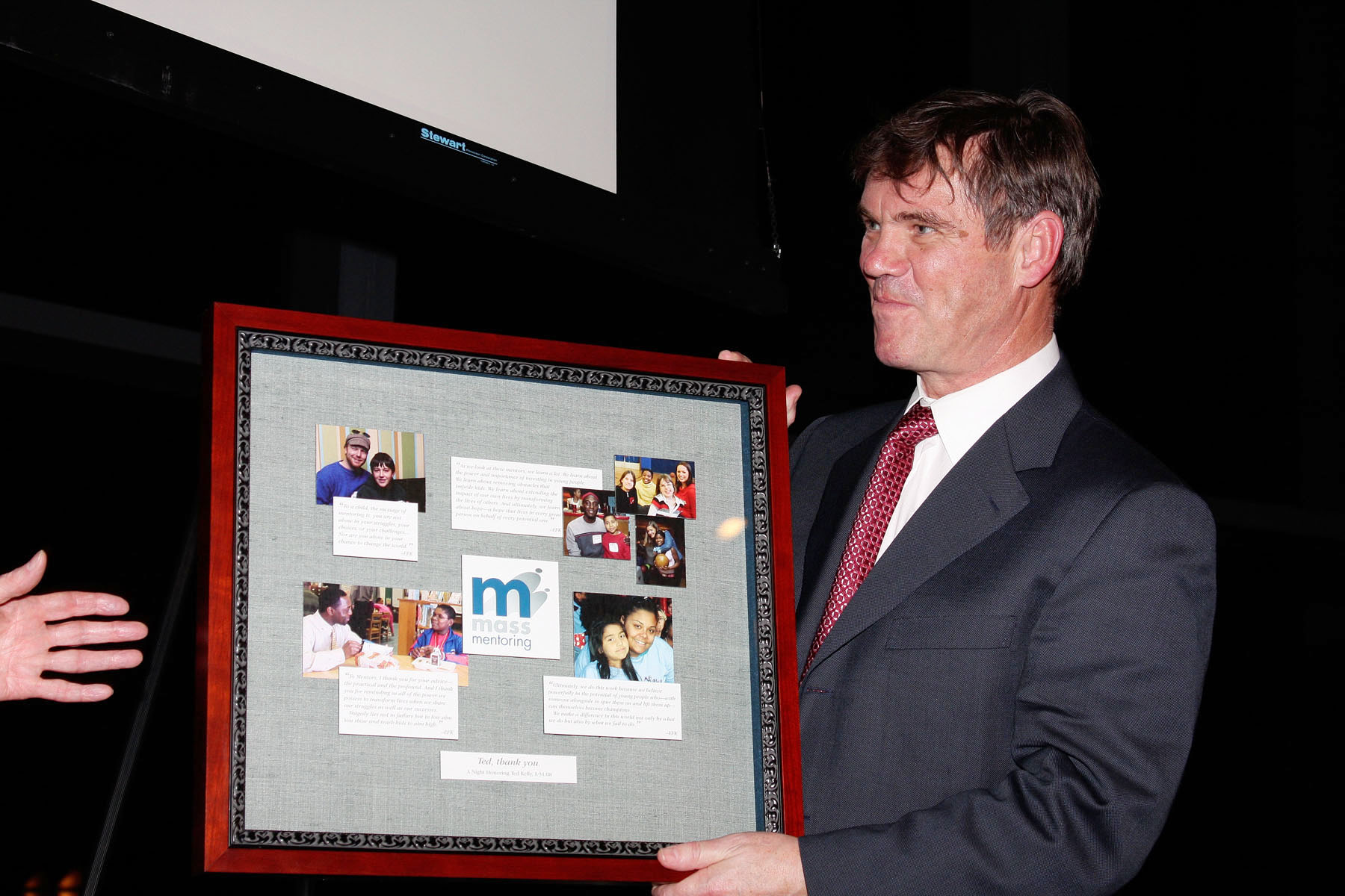 Ted Kelly with MMP award